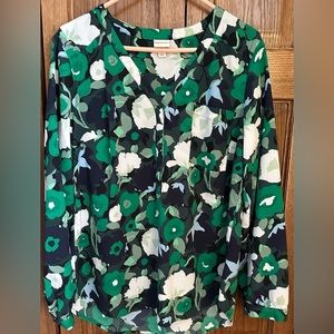 MERONA V-NECK LADIES SPRING TOP/LIKE NEW! Size large